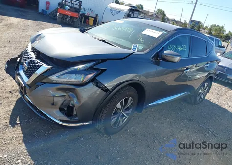 2019 Nissan Murano Sv from USA, damaged, VIN 5N1AZ2MS7KN113950